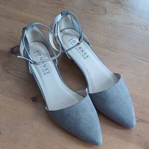 Journey Collection Ankle Strap Low Heels